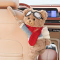 Plush Cute Bear Car "Vault" Tissue Holder