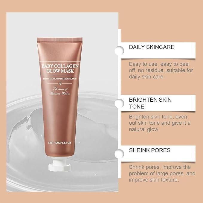 Vault Skin Elite™ | Baby Collagen Glass-Glow Infusion Mask (100g)