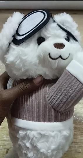 Plush Cute Bear Car "Vault" Tissue Holder