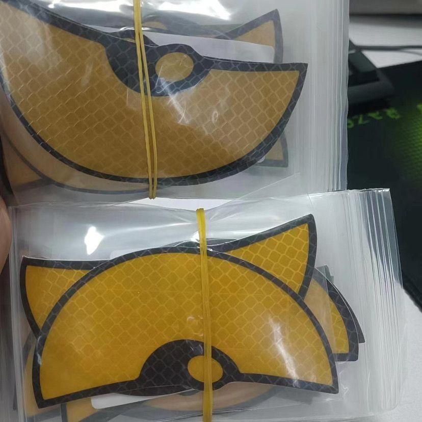 2 Pieces Monster Eyes Car Reflective Stickers Pack of 12pc Glow-in-the-Dark "Monster Eyes" Reflective Decals – Universal 3D Waterproof Graphics for Cars, Motorcycles & Helmets