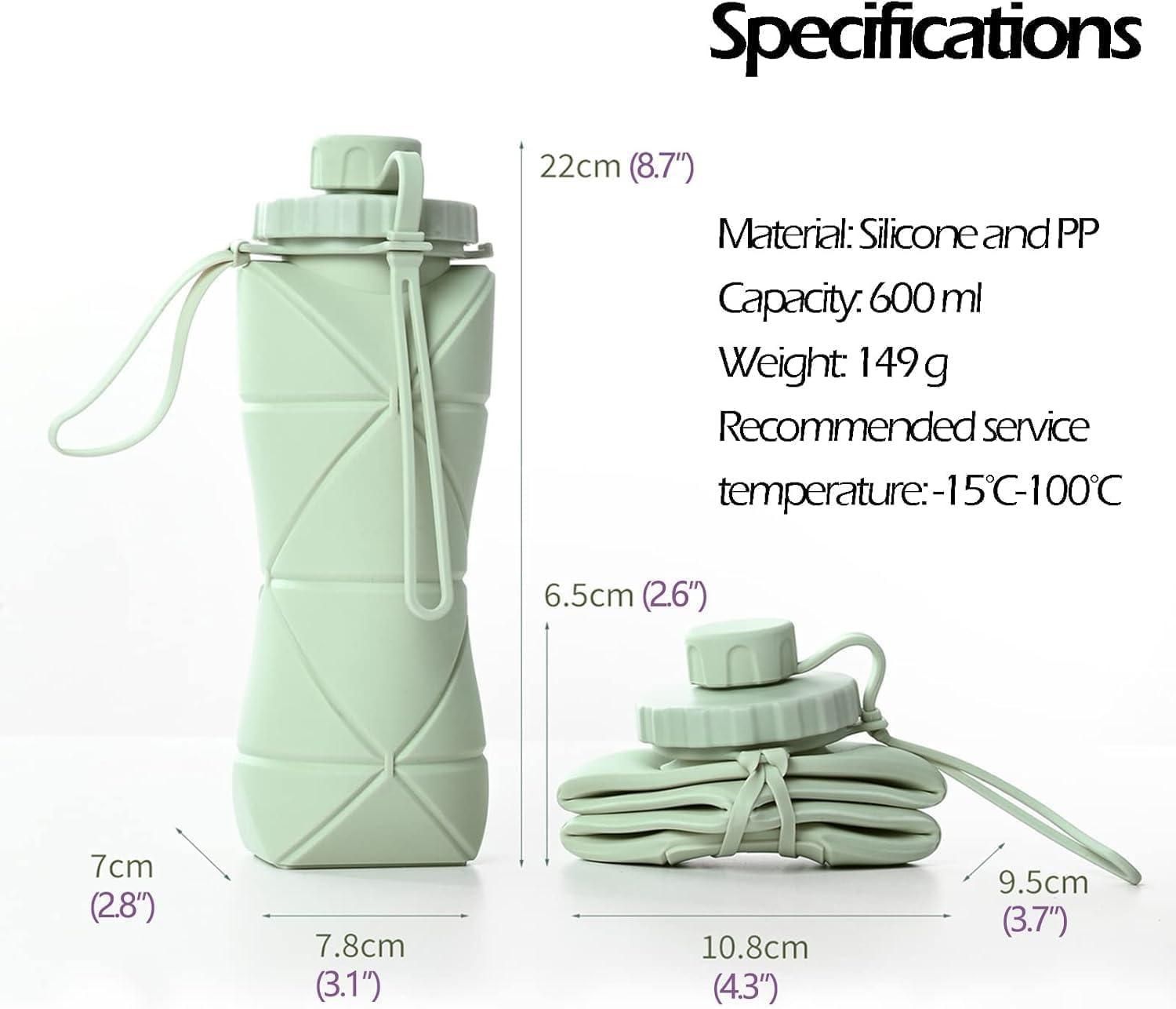 The Ultimate Travel Flex: Foldable Silicone Performance Bottle