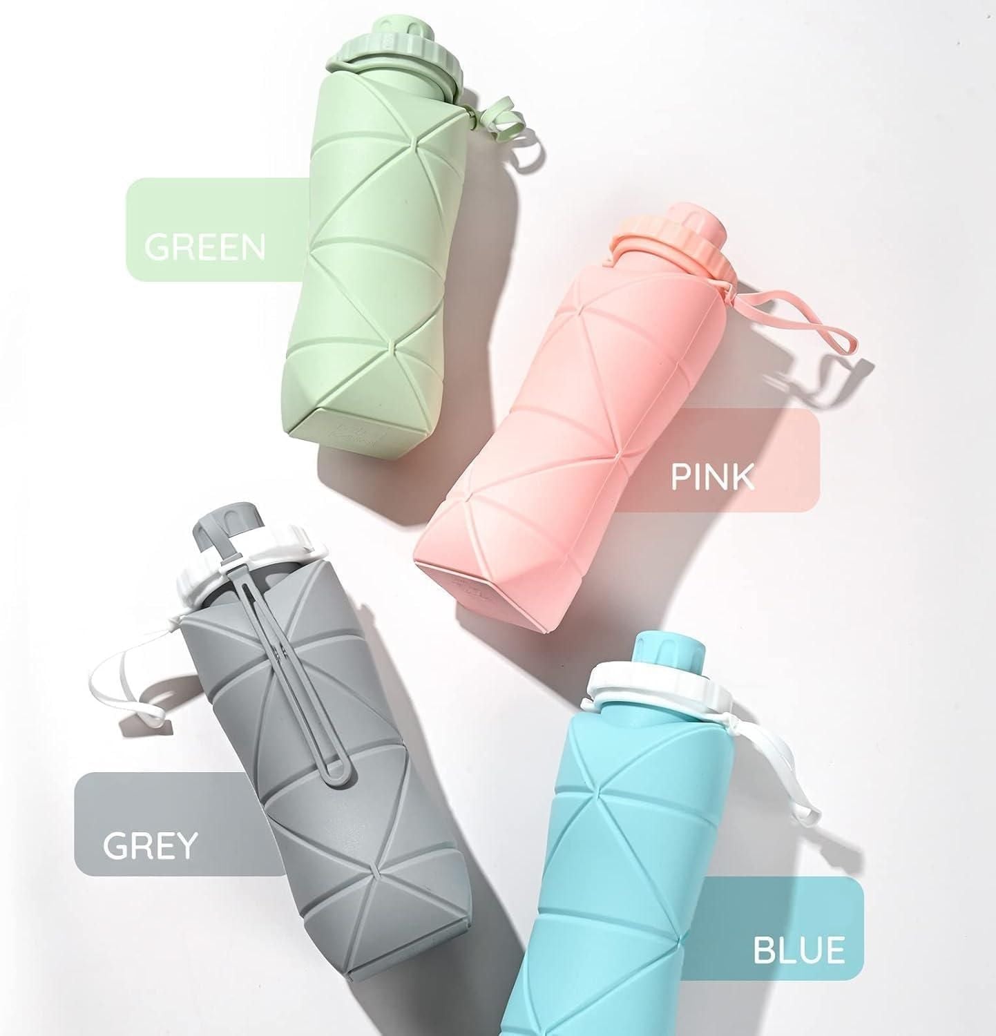 The Ultimate Travel Flex: Foldable Silicone Performance Bottle
