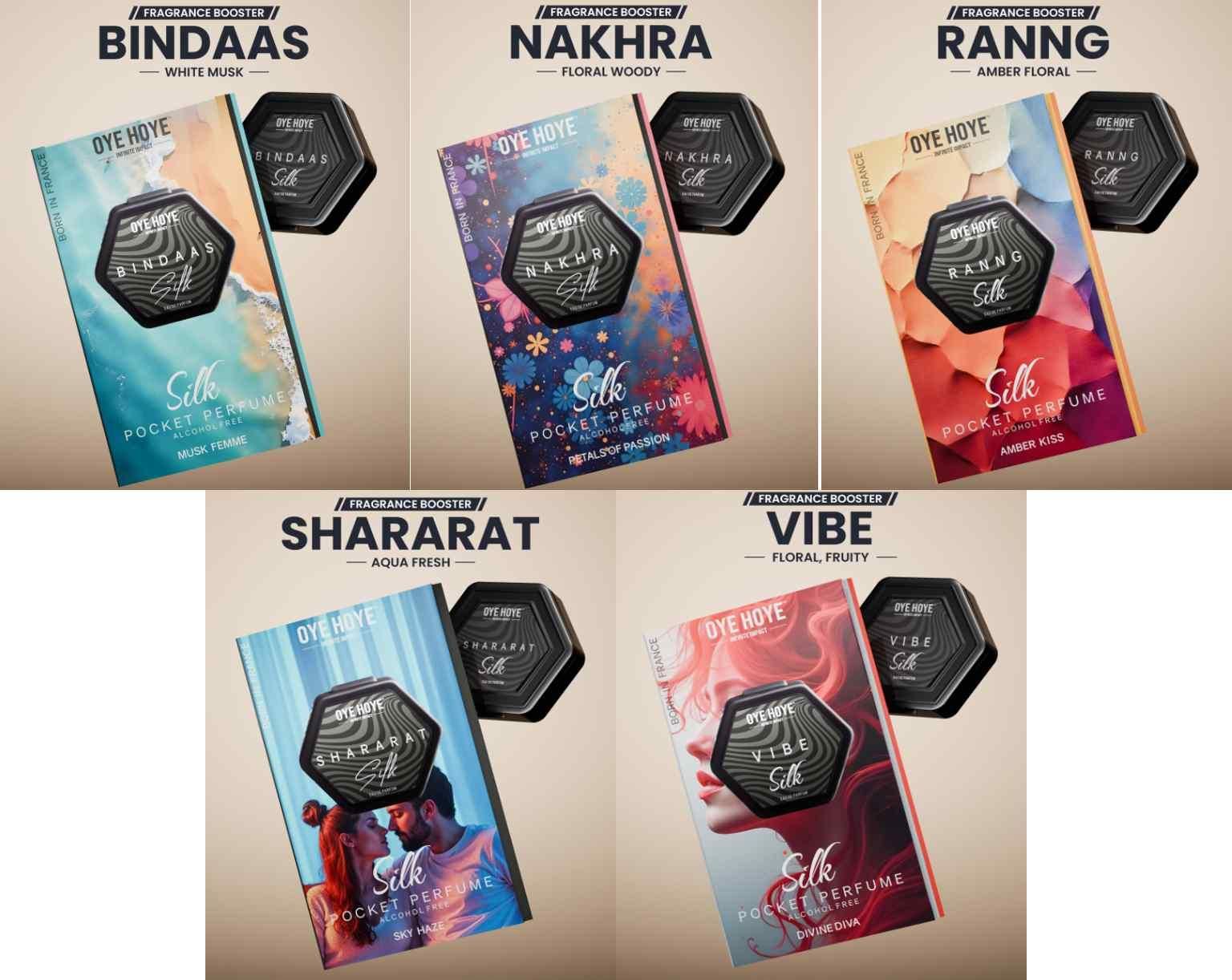 Pocket Perfume Gold Collection (6ml Pack of 5)