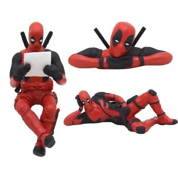Deadpool "Merc with a Mouth" 3pc Collectible Action Figure Set – Premium PVC Desktop & Car Dashboard Ornaments